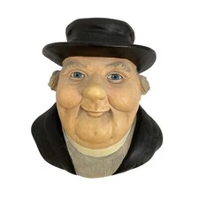 VTG Bossons Wall Sculpture Decor The Parson 1995 Hand Paint England 5 x 5 7138 picture
