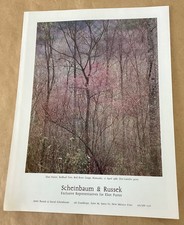 Eliot Porter gallery exhibition ad 1988 vintage mgzne art show print Redbud Tree picture
