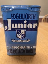 Vintage Edgeworth Junior Pipe Tabacco Can - Factory No. 45 District Of Virginia picture