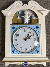 1999 Pillsbury Doughboy Collector Wood Wall Clock by Danbury Mint 1999 Tested picture