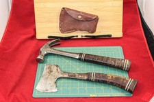 Estwing Leather Handle 14A Hatchet & 16oz. Curved Claw Hammer picture