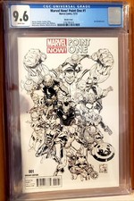MARVEL NOW POINT ONE #1 Quesada 1:150 Sketch Variant RARE  2012  CGC 9. 6 💎🔥 picture