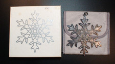 925 STERLING SILVER 1981 SNOWFLAKE CHRISTMAS ORNAMENT METROPOLITAN MUSEUM OF ART picture