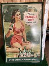 Original Canada Dry Lithograph  picture