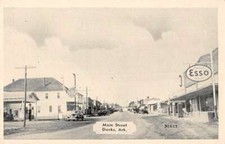Dierks Arkansas Main Street Esso Gulf Gas Stations Vintage Postcard AA142 picture