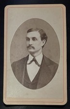 1879 Michigan University Wolverines U Of M Inaugural Football William Hannan Cdv picture