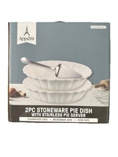 Appetit 2 Pc Stoneware Pie Dish 11