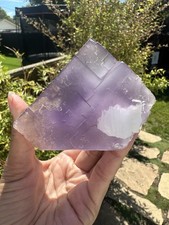 Spectacular Large Cube Purple Fluorite Phantom Zoning picture