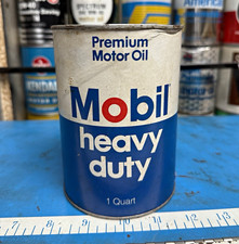 Mobil Heavy Duty Premium Motor Oil 1 Quart Can (Full) picture