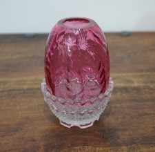 Fenton Cranberry Optic Glass 4.5