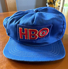 Vintage HBO Blue patch Logo Snapback Baseball Cap Hat Collectible Promo picture