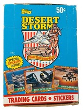 1991 Topps Desert Storm Series 1 Wax Box • 36 Unopened Packs picture