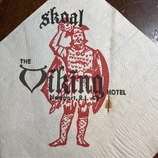 1950’s “The Viking Hotel-Newport Rhode Island” Bar Napkin  picture