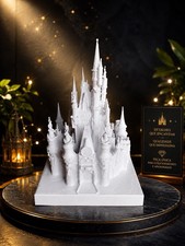 Disney Cinderella Castle Miniature Figurine Theme Park Style Souvenir picture