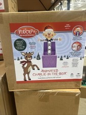 3 FT ANIMATED CHARLIE IN A BOX FROM RUDOLPH THE RED NOSED REINDEER OUTDOOR DECOR picture