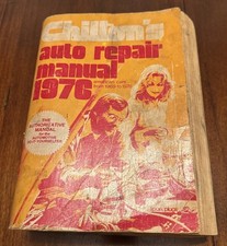 Vintage Chilton’s Auto Repair Manual 1976 American Cars 1969-1976 Repair Guide picture
