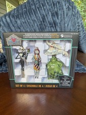 Nightmare Before Christmas Ornaments Set of 4 Jim Shore Disney Traditions Enesco picture
