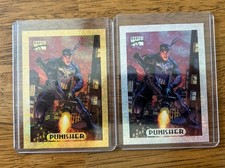1994 Marvel Masterpieces Punisher Gold Holofoil Parallel 6/10 LOT GOLD & Silver picture