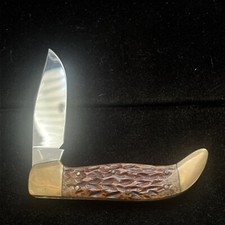 RARE VTG Error No Tang Stamp Parker Clasp Folding Knife picture