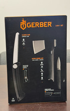 NEW Gerber 3-in-1 Gator Combo Axe Sliding Saw Fixed Blade Knife Kit Sheath picture