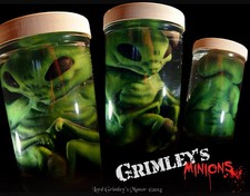 Lord Grimley's Manor Green Alien Embryo in a Jar New with Tag picture