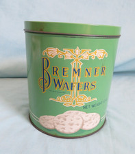 Vintage Bremner Wafers Tin - 12 Oz. - 6 5/8