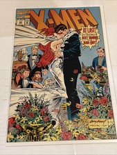 X-Men #30 Wedding Scott Summers & Jean Grey Andy Kubert Wraparound NM w/cards picture
