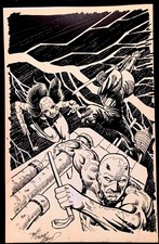 Daredevil #176 by Frank Miller 11x17 FRAMED Original Art Poster Print Marvel Com picture