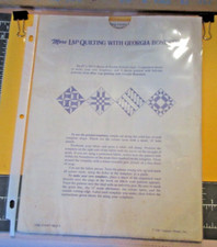 Vtg. 1985 More Lap Quilting Templates (8