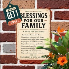 Lovely Wife Grumpy Husband Metal Sign Funny Couple Home Wall Decor 8x12 picture