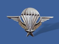 FRENCH MILITARY JUMP WINGS BADGE PARATROOPER 2 7/8