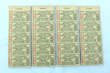 Vtg 1950s Lot NEW 4 Packs Total 180 Tickets Palisades Amusement Park Rides 5¢ picture