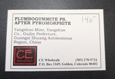 Plumbogummite After Pyromorphite Mineral Specimen  picture