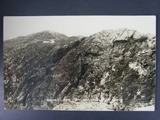 Chin Cliffs Mt Mansfield Vermont VT B&W Real Photo Postcard RPPC c1940s Vintage picture