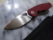 Boker Plus Little Friend Ball Bearing Pivot Pocket Knife S35VN Burgandy G10 385 picture