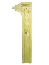 General Tools 133ME Brass Caliper, 4