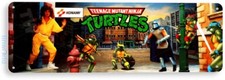 TIN SIGN Ninja Turtles Arcade, 80's, Retro, Console, Marquee, Game Decor, A524 picture