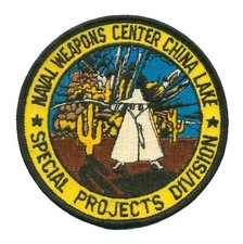 U.S. Navy Naval Weapons Center China Lake Special Projects Division Patch L377 picture