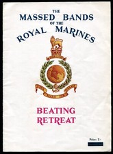 TICKET & PROGRAMME HORSE GUARDS PARADE BEATING RETREAT ROYAL MARINES BAND picture