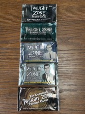 RITTENHOUSE TWILIGHT ZONE SERIES 1-2-3-4-5 EMPTY WRAPPERS EXCELLENT CONDITION picture