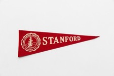 Vintage 1950's Stanford University Hormel Mini Felt Pennant 9.5