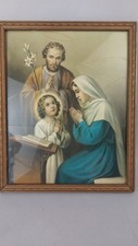 Vintage Jesus picture framed  picture