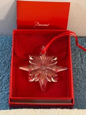 Christmas ornament Baccarat crystal Noel 2023 annual star snowflake AA3594 picture