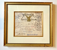 1890s Monarch Rubber Co / Moresi Louisiana Sugar Mill - Illustrated Billhead picture