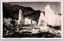 Antique Argentina Postcard MENDOZA Cordillera Mesa de Piedra RPPC picture