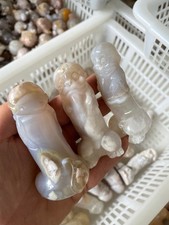 atural Sakura Agate Blossom Facet Rough Specimen Madagascar 1pc picture