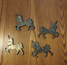 UNICORN GEM Vintage Magnificent Brass Wind Chimes Windchimes VERY GOOD ShipsFree picture