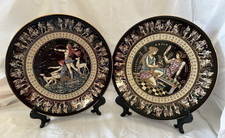 Vintage Adis Greek MythologyGoddess Plates 24K Gold Artemis Aphrodite 9.5