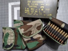 One, (1) New Made M81 Woodland Oldgen Style ALICE 7.62 100rd Gunners Ammo Pouch picture