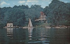 Holmes, NY New York Whaley Lake Inn & Motel Chrome Original Vintage Postcard picture